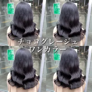 セミロング カラー パーマ ヘアアレンジ メンズ キッズ ネイル マツエク・マツパ 🦋韓国風カラー🦋 こうせい原宿のヘアスタイル
