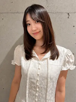 ミディアム 國嶋 佑のヘアスタイル