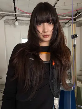 ロング カラー 村上雅人 ナチュラルモードのヘアスタイル