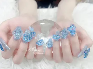 ネイル MoMoA Nail ネイル長さ出し専門店のネイルデザイン