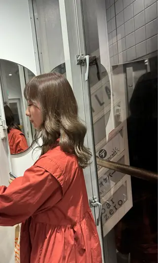 ミディアム カラー 新宿 似合わせカラー HINAのヘアスタイル