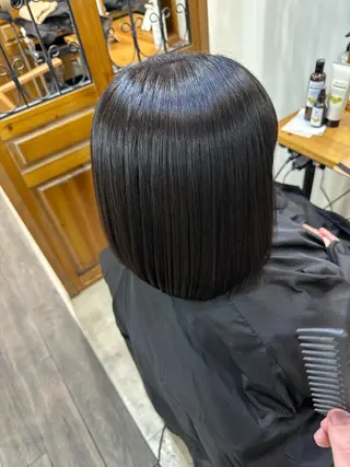 ショート パーマ 縮毛矯正/山根勇平 /完全マンツーマンのヘアスタイル