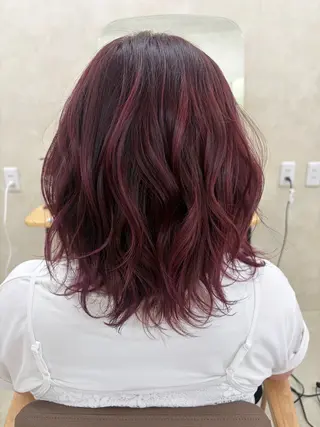 ミディアム 《艶髪カラースパ》 💕Natsukiのヘアスタイル