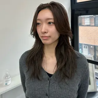 ロング 小田 大樹のヘアスタイル