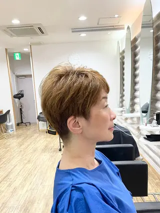 ショート カラー 脱白髪染め特化 ショート専門/阿部のヘアスタイル