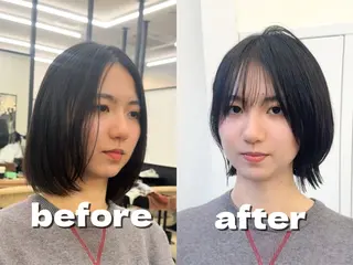 ショート ショート/ボブ レイヤー/チヨノのヘアスタイル