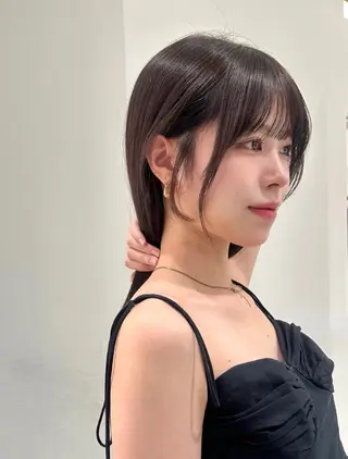 セミロング kanako🌼 横浜/前髪カットのヘアスタイル