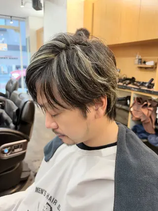 ショート カラー 【癒しのバーバー】 小野寺のヘアスタイル