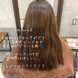 ミディアム カラー ヘアアレンジ 🌻あいり merci.🌻のヘアスタイル