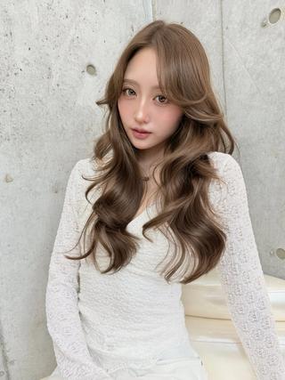 ロング ヘアアレンジ 💖艶ダブルカラー 🩵髪質改善🫧櫻井のヘアスタイル