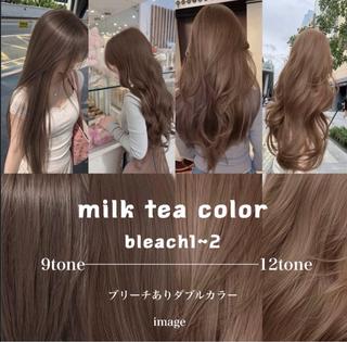 ロング 透明感×うる艶カラー 🍒𝐘𝐮𝐤𝐚のヘアスタイル