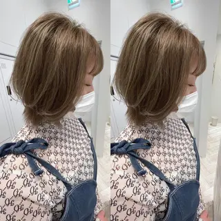 ミディアム 佐々木 裕一のヘアスタイル