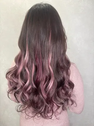ロング 横路 めぐみのヘアスタイル