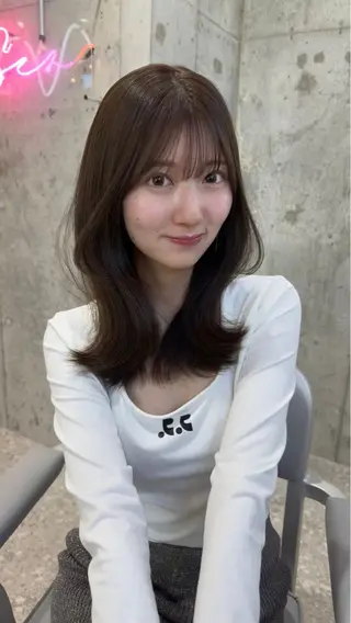 ロング カラー 【艶カラー】 じゅりのヘアスタイル