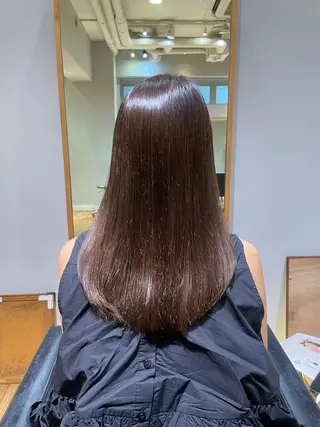 セミロング パーマ レイヤー/縮毛矯正 🪄chihiroのヘアスタイル
