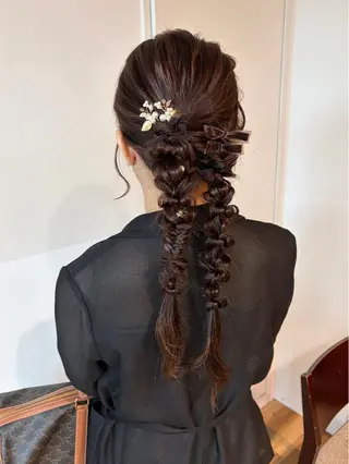 ロング 似合わせカット⌇ヘア セット⌇A i‎🤍のヘアスタイル