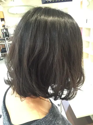 ショート ミディアム セミロング ロング カラー パーマ ハイトーンブリーチ 土坂 由志【京都】のヘアスタイル