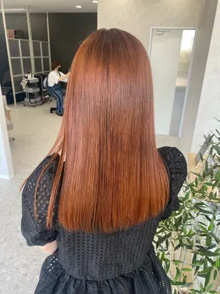 セミロング カラー 中嶋泰斗 カットモデル募集のヘアスタイル