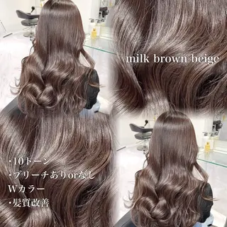 カラー 🩶透明感ダブル カラー🩶 maoのヘアスタイル