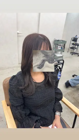 セミロング カラー miu-YUCCA モデル様募集中のヘアスタイル