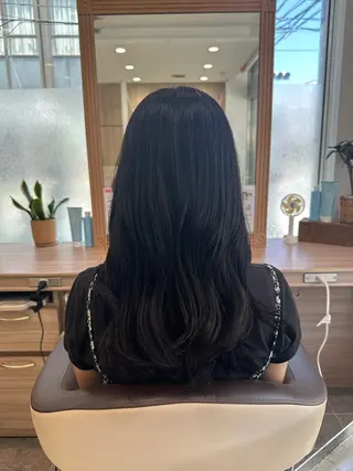 ロング カラー 勝見 美春のヘアスタイル