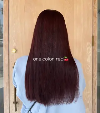 ロング カラー 尾崎 ひなののヘアスタイル