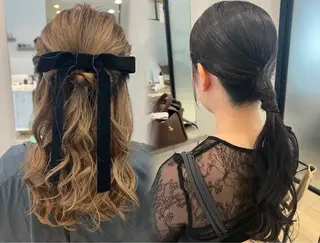 ヘアアレンジ LiTA 友田未来のヘアスタイル