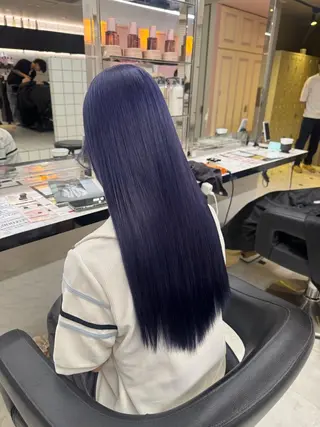 ロング カラー ヘアアレンジ 🥀レイヤー×ハイト ーントレンドヘア🥀のヘアスタイル