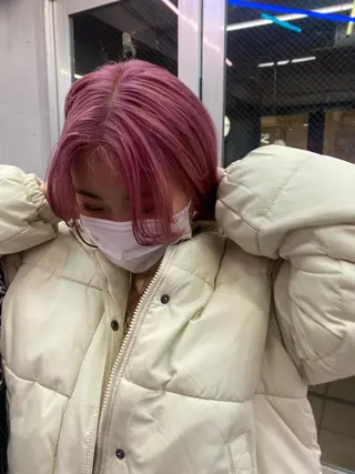 セミロング カラー タカノ ノゾミのヘアスタイル