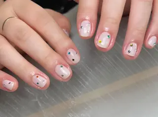 ネイル By moonネイル 🌷ワンホン/韓国風のネイルデザイン