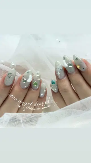 ネイル Blanche mimi.u_aのネイルデザイン
