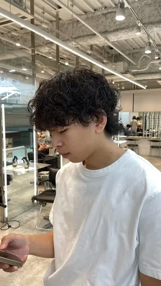パーマ メンズ fifth 阿部楓のヘアスタイル