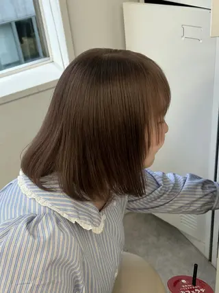 ミディアム カラー 💍モテる艶髪 透明感カラー💖のヘアスタイル