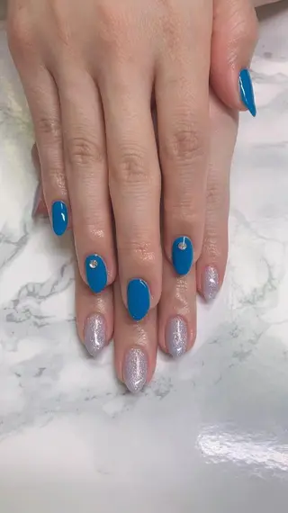 ネイル ネイル💕& まつ毛パーマのネイルデザイン