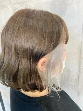 ミディアム torico yuriのヘアスタイル