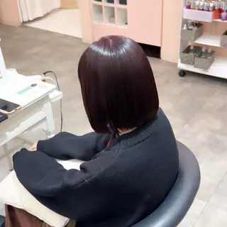 カラー 艶カラー/ヘアセット /momo🎀のヘアスタイル