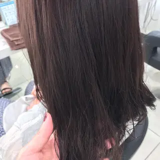 セミロング カラー 【暖色カラー特化】 中山由梨のヘアスタイル