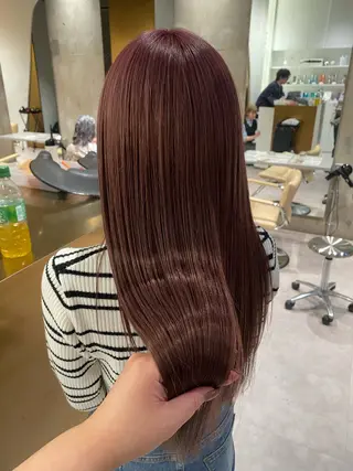 ロング mina🪐立川駅/ 無料ショートカットのヘアスタイル