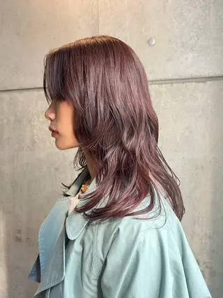 セミロング カラー YUCCAelua ⭐️モデル募集中⭐️のヘアスタイル