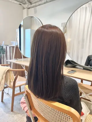 セミロング カラー 南雲 美紀のヘアスタイル