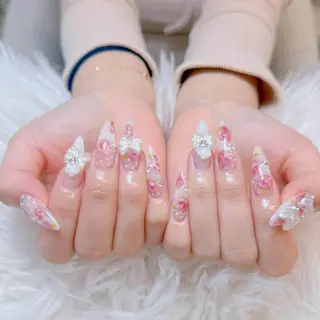 ネイル ANH ゴテゴテネイルのネイルデザイン