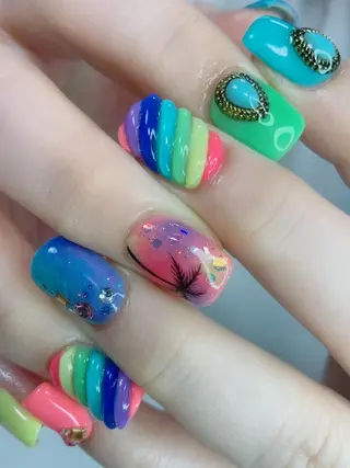 ネイル ･:*+.✳︎˚✧₊ MAKI NAILのネイルデザイン