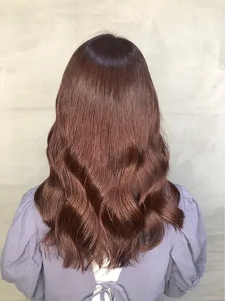 ロング カラー ヘアアレンジ Zina 渋谷のヘアスタイル