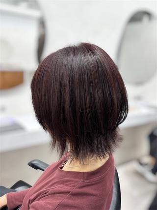 ショート カラー 垢抜けダブルカラー/ ボブ AYAKAのヘアスタイル