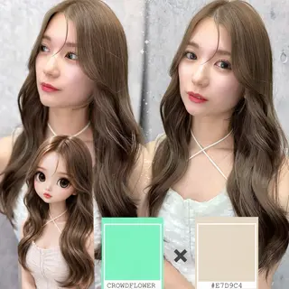 ロング 韓国/ワンホンヘア 髪質改善/MaCoのヘアスタイル