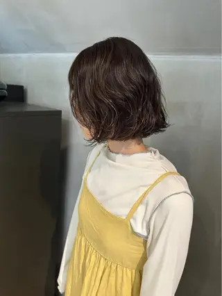 ミディアム mei🪽 カラー/パーマモデルのヘアスタイル