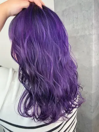 ロング カラー レイヤーカット⭐︎ 韓国ヘア⭐︎YUKAのヘアスタイル