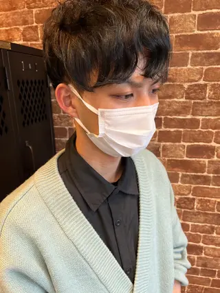 ショート カラー パーマ ヘアアレンジ メンズ キッズ ネイル マツエク・マツパ アイブロウ 久木原 ゆりのヘアスタイル