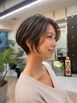 ショート 菅野谷 琉那のヘアスタイル