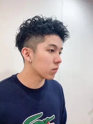 ショート パーマ ヘアアレンジ メンズ メンズスタイル ly本厚木のヘアスタイル